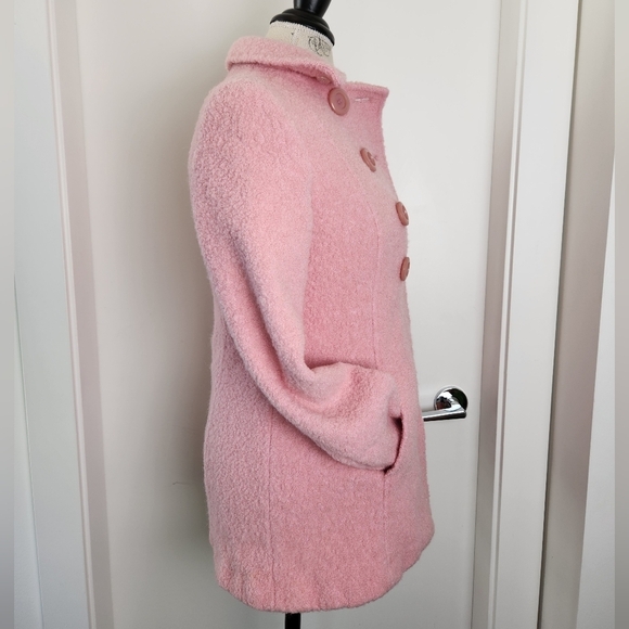 Vintage Pink Double Breasted Peacoat - Picture 3 of 13